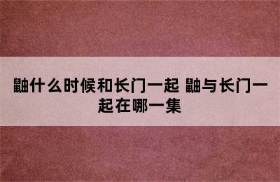 鼬什么时候和长门一起 鼬与长门一起在哪一集